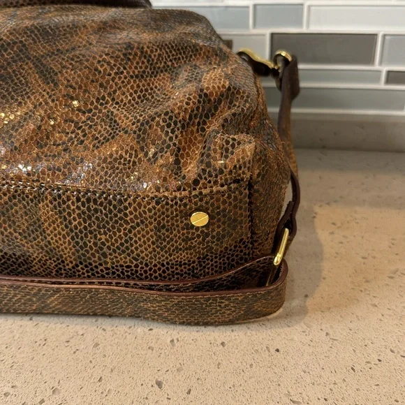 TORY BURCH - Faux Animal Print Shoulder/Handbag - Picture 11 of 12